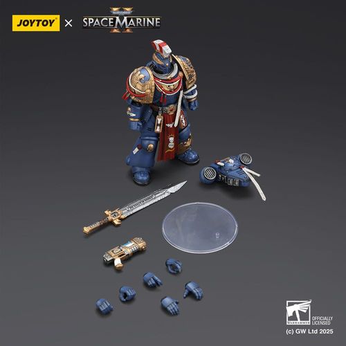 Warhammer 40,000: Space Marine 2 Figura Ultramarines Relic Primus Armourwith Plasma Pistol and Combat Blade 13 cm - Imagen 2
