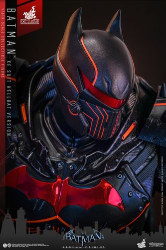 Batman Arkham Origins Figura Videogame Masterpiece 1/6 XE Suit Hellbat Version Hot Toys Exclusive 33 cm - Imagen 4