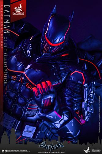 Batman Arkham Origins Figura Videogame Masterpiece 1/6 XE Suit Hellbat Version Hot Toys Exclusive 33 cm - Imagen 7