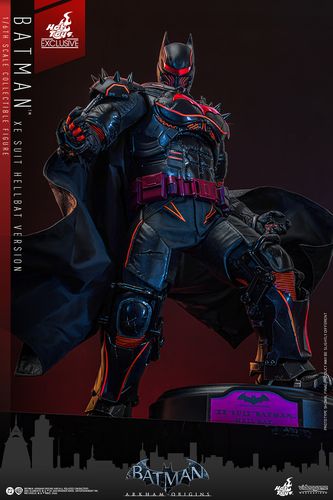 Batman Arkham Origins Figura Videogame Masterpiece 1/6 XE Suit Hellbat Version Hot Toys Exclusive 33 cm - Imagen 6