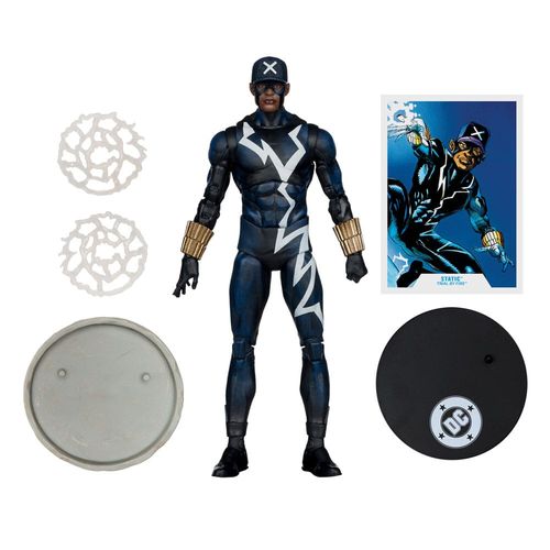 DC Multiverse Figura Static Shock (Trial by Fire) (Gold Label) 18 cm - Imagen 2