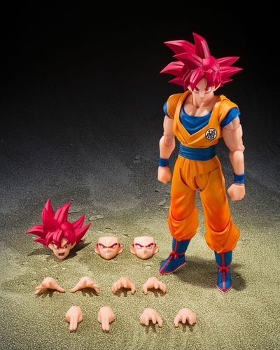 Dragon Ball Super Figura SH-Figuarts Super Saiyan God Son Goku (God Aura) 15 cm - Imagen 2