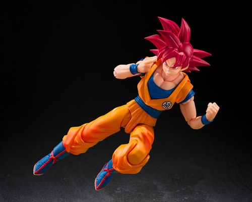 Dragon Ball Super Figura SH-Figuarts Super Saiyan God Son Goku (God Aura) 15 cm - Imagen 6