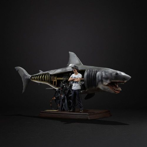 Jaws Estatua 1/10 Deluxe Art Scale Steven Spielberg Jaws 50th anniversary 27 cm - Imagen 4