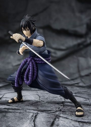 Naruto Figura SH-Figuarts Sasuke Uchiha Solitary Shinobi 15 cm - Imagen 3