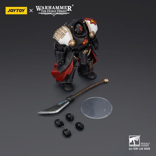 Warhammer The Horus Heresy Figura White Scars Ebon Keshig Terminator 2 with Power Glaive 13 cm - Imagen 2