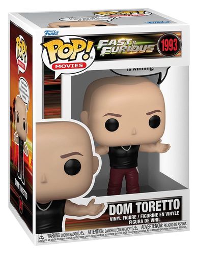 Funko Pop! Dominic Toretto – Figura Vinilo 9.5 Cm – Fast & Furious – Coleccionable Oficial – Regalo Para Fans