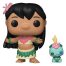 Lilo & Stitch Figura POP! Vinyl Hula Lilo with Scrump 9 cm