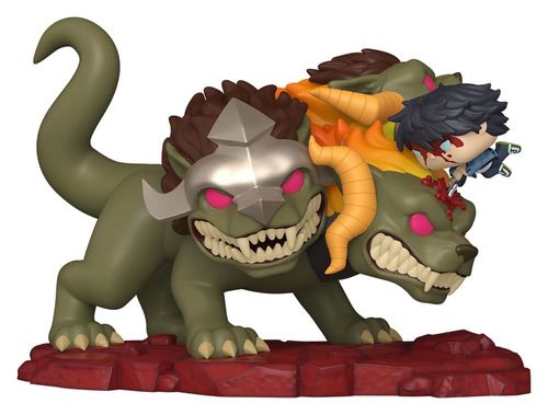 Solo Leveling POP! Deluxe Vinyl Figura Jinwoo Vs Cerberus 9 cm