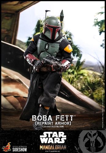 Star Wars: The Mandalorian Figura 1/6 Boba Fett Repaint Armor Special Edition 30 cm - Imagen 3