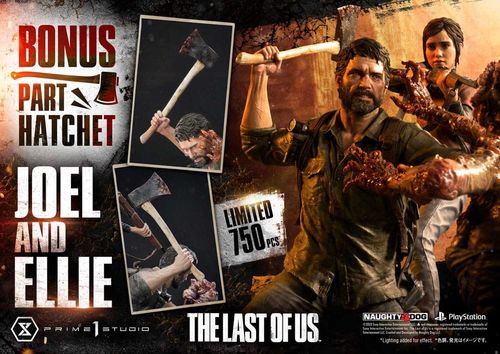 The Last of Us Part I Estatua Ultimate Premium Masterline Series Joel & Ellie Deluxe Bonus Version (The Last of Us Part I) 73 cm - Imagen 8