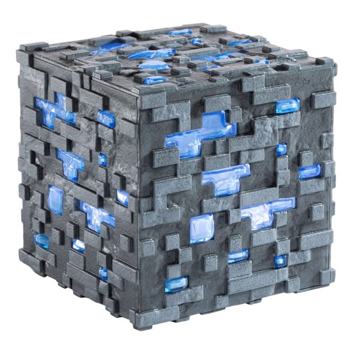Minecraft Réplica Illuminating Diamond Ore Cube 10 cm | Frikipolis.com