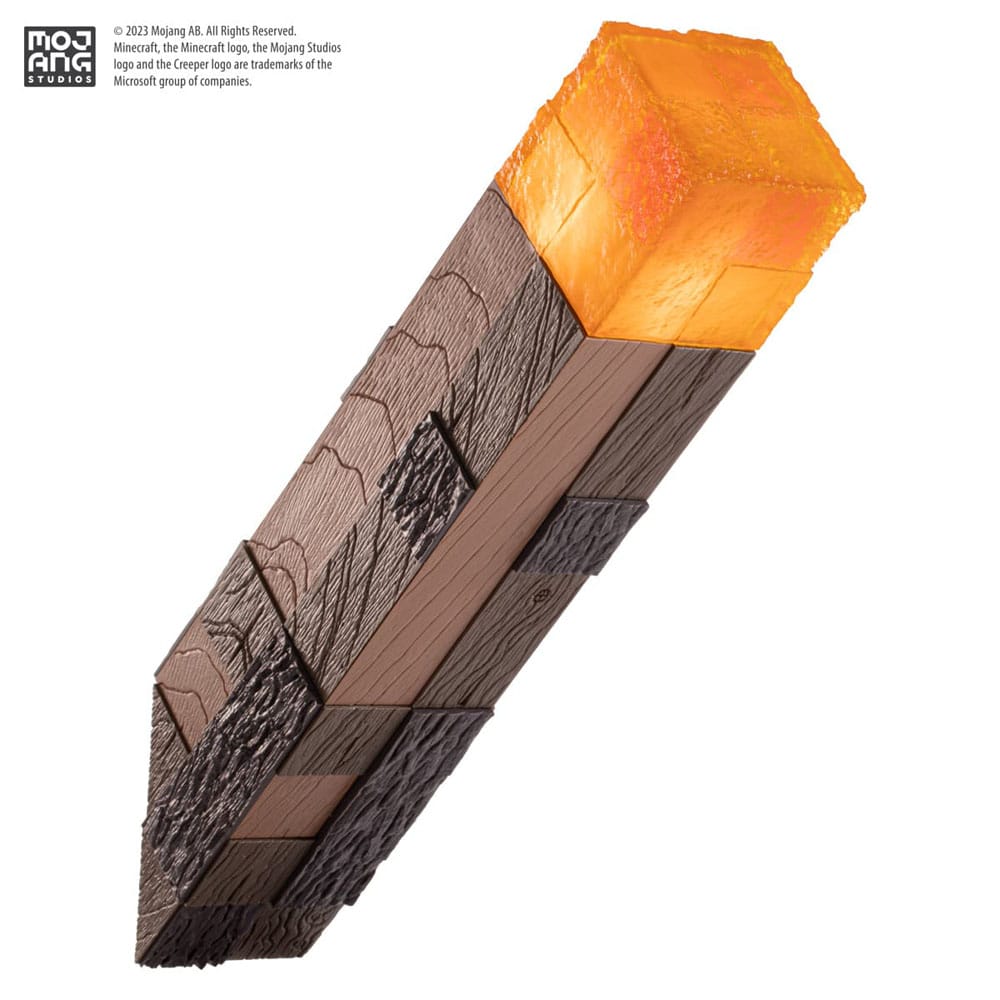 Minecraft Réplica Illuminating Torch 25 cm