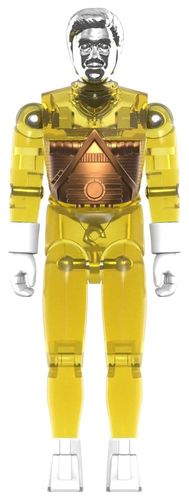 Micronauts Figura ReAction+ Wave 03 Time Traveler (Translucent Yellow) 10 cm - Imagen 2