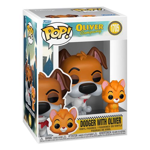 Funko Pop! Oliver & Co Dodger w/Oliver - Imagen 2