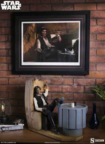 Star Wars Episode IV Mixed Media Estatua Premium Format Han Solo: Sorry About the Mess 32 cm