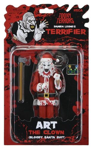 Terrifier 3 Toony Terrors Figura Santa Suit Art the Clown (Bloody Version) 15 cm - Imagen 5