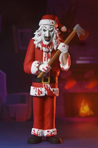 Terrifier 3 Toony Terrors Figura Santa Suit Art the Clown (Bloody Version) 15 cm - Imagen 4