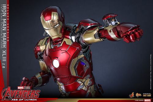 Vengadores: La era de Ultrón Figura Movie Masterpiece Diecast 1/6 Iron Man Mark XLIII (2.0) (Deluxe Version) 32 cm - Imagen 15