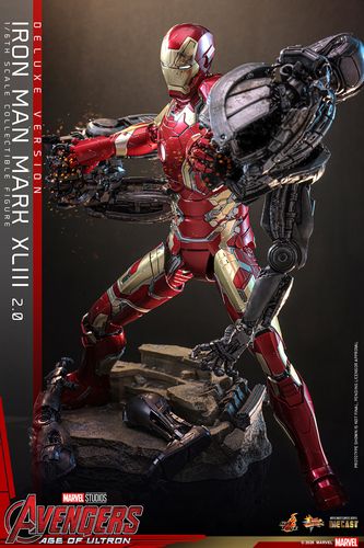 Vengadores: La era de Ultrón Figura Movie Masterpiece Diecast 1/6 Iron Man Mark XLIII (2.0) (Deluxe Version) 32 cm - Imagen 12