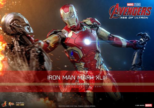 Vengadores: La era de Ultrón Figura Movie Masterpiece Diecast 1/6 Iron Man Mark XLIII (2.0) (Deluxe Version) 32 cm - Imagen 8