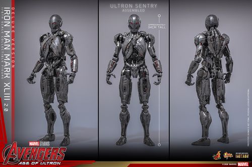 Vengadores: La era de Ultrón Figura Movie Masterpiece Diecast 1/6 Iron Man Mark XLIII (2.0) (Deluxe Version) 32 cm - Imagen 6