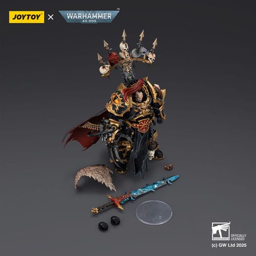 Warhammer 40,000 Figura Black Legion Abaddon the Despoiler with Drach'nyen and the Talo 16 cm - Imagen 2