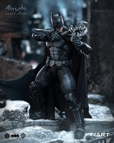 INART Batman: Arkham Origins Batman (Battle Damaged Version) Action Figure - Imagen 20