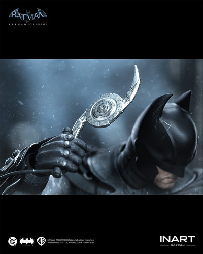 INART Batman: Arkham Origins Batman (Battle Damaged Version) Action Figure - Imagen 22