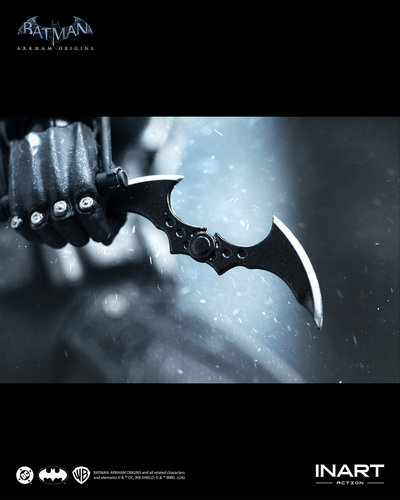 INART Batman: Arkham Origins Batman (Battle Damaged Version) Action Figure - Imagen 19