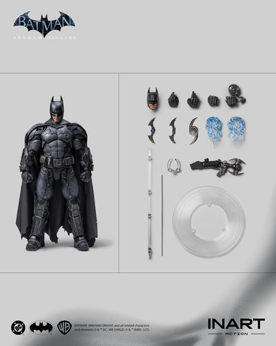 INART Batman: Arkham Origins Batman (Battle Damaged Version) Action Figure - Imagen 2