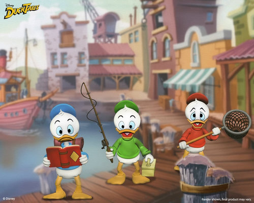 DuckTales Ultimate Figuras Pack de 3 Huey, Dewey, and Louie 18 cm - Imagen 6