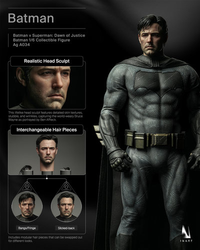 INART Batman vs Superman Dawn of Justice Figura1/6 Batman