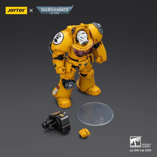 Warhammer 40,000 Figura Imperial Fists Terminator 2 with Power Fist and Storm Bolter 14 cm - Imagen 2