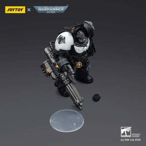 Warhammer 40,000 Figura Raven Guard Terminator 3 with Power Fist and Assault Cannon 14 cm - Imagen 2
