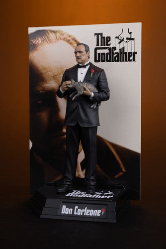 El Padrino Movie Maniacs Paramount Figura Don Corleone 17 cm - Imagen 7