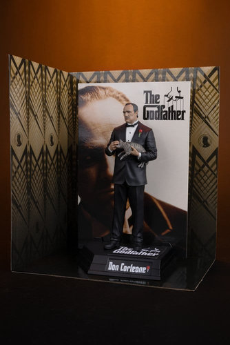 El Padrino Movie Maniacs Paramount Figura Don Corleone 17 cm - Imagen 4
