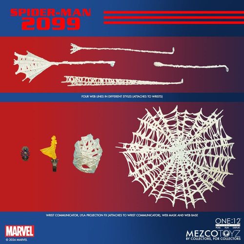Marvel Comics One:12 Collective Figura 1/12 Spider-Man 2099 17 cm - Imagen 3