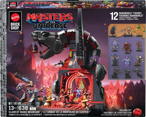 Masters of the Universe Mattel Brick Shop Set de Construcción Snake Mountain - Imagen 2