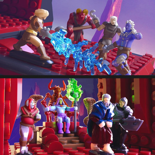 Masters of the Universe Mattel Brick Shop Set de Construcción Snake Mountain - Imagen 9