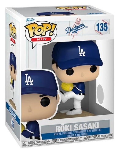 Funko Pop! MLB Dodgers- Roki Sasaki - Imagen 2