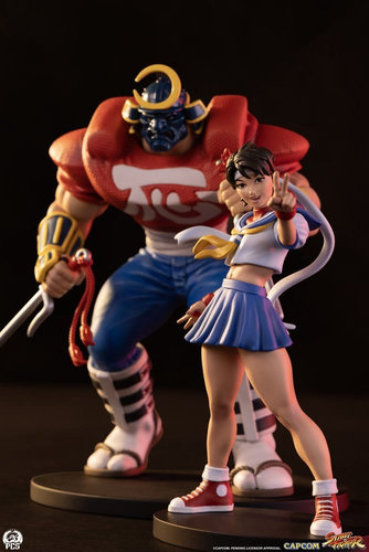 Street Fighter Street Jam Estatuas 1/10 Sakura & Sodom 22 cm - Imagen 3