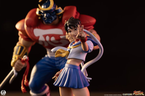 Street Fighter Street Jam Estatuas 1/10 Sakura & Sodom 22 cm - Imagen 14