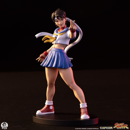 Street Fighter Street Jam Estatuas 1/10 Sakura & Sodom 22 cm - Imagen 13