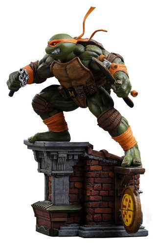 Teenage Mutant Ninja Turtles Estatua 1/10 Art Scale Michelangelo Unleashed 24 cm - Imagen 11