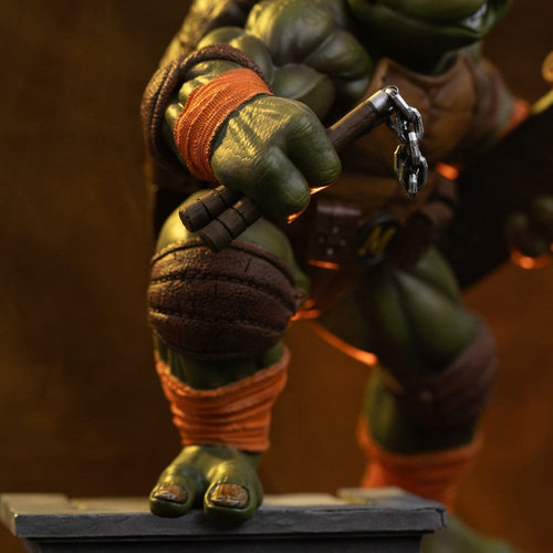 Teenage Mutant Ninja Turtles Estatua 1/10 Art Scale Michelangelo Unleashed 24 cm - Imagen 5