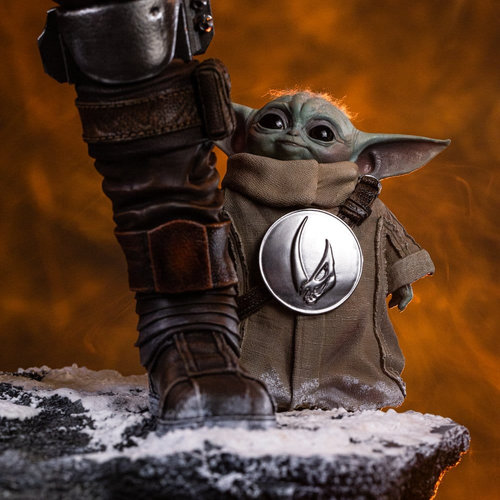 The Mandalorian & Grogu Estatua 1/4 Legacy Replica The Mandalorian and Grogu 57 cm - Imagen 3