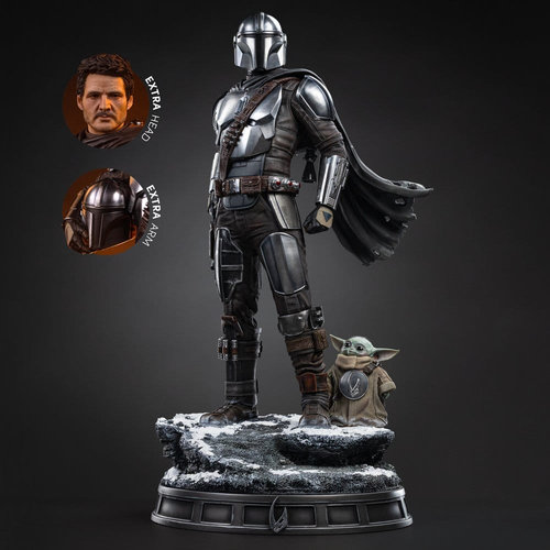 The Mandalorian & Grogu Estatua 1/4 Legacy Replica The Mandalorian and Grogu 57 cm - Imagen 2