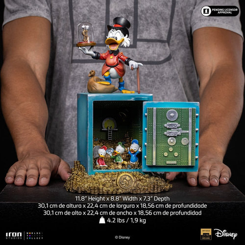 Duck Tales Estatua 1/10 Art Scale Uncle Scrooge McDuck and Nephews 30 cm - Imagen 2