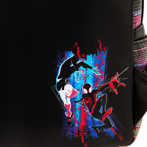 Mochila lenticular Cruzando el Multiverso Spiderman Marvel Loungefly 27cm - Imagen 4